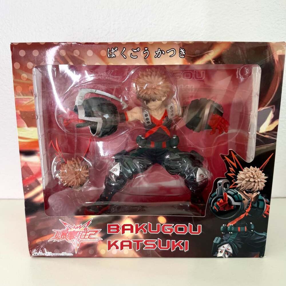 My Hero Academia Collectable Bakugo Figure With Stand and Two Heads